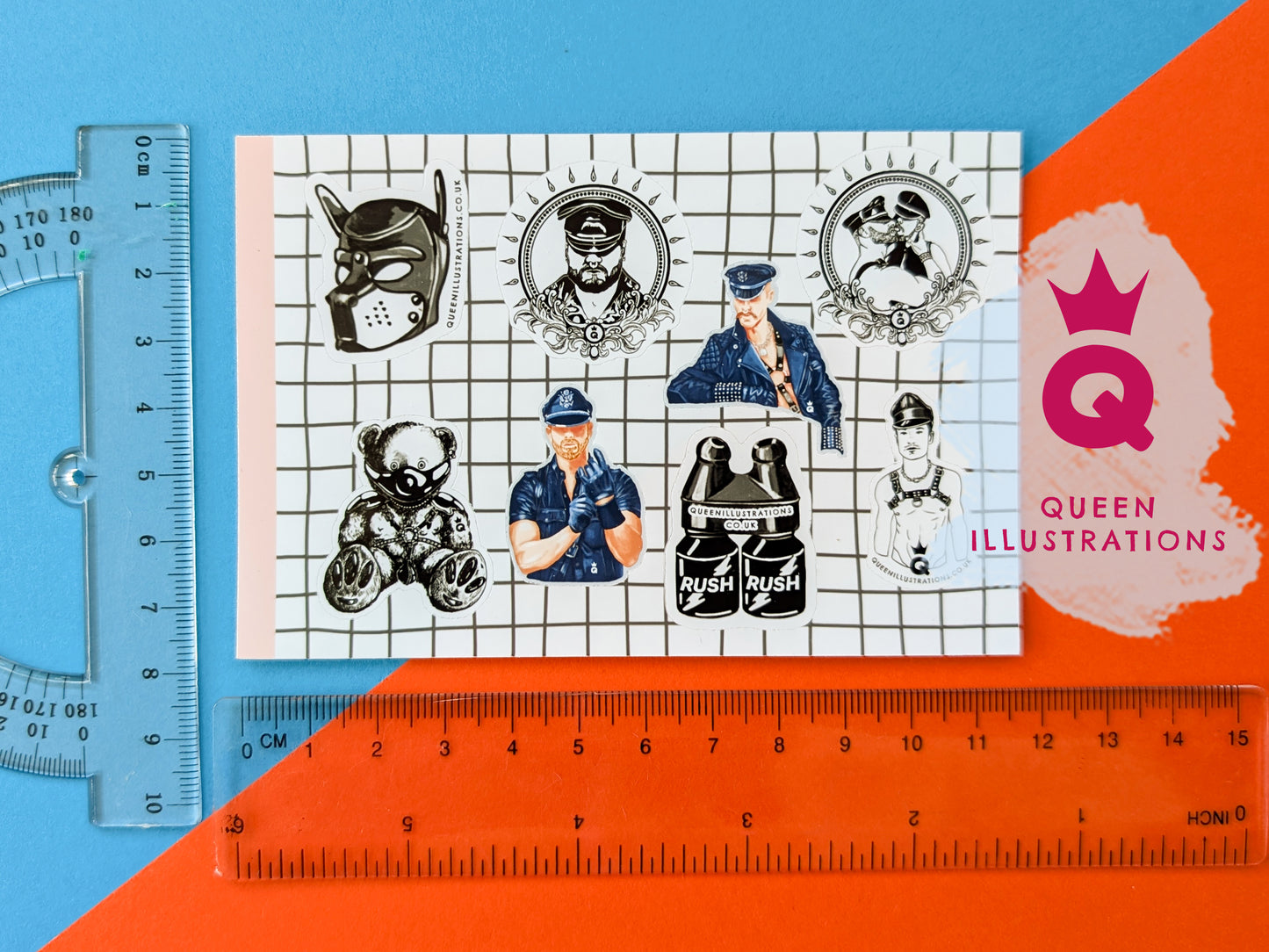 Ultimate Book of Gay Stickers, waterproof vinyl stickers, compilation of my best selling stickers, gay fun gift ideas, Gay stickers