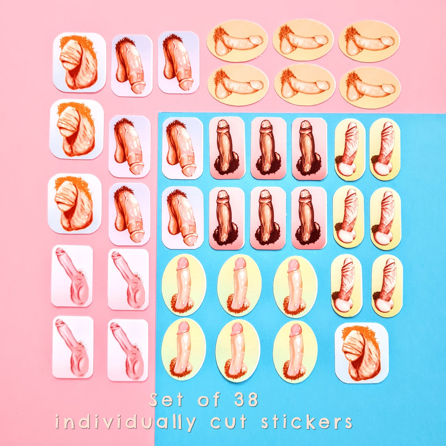 PENIS STICKER SHEET vol 4