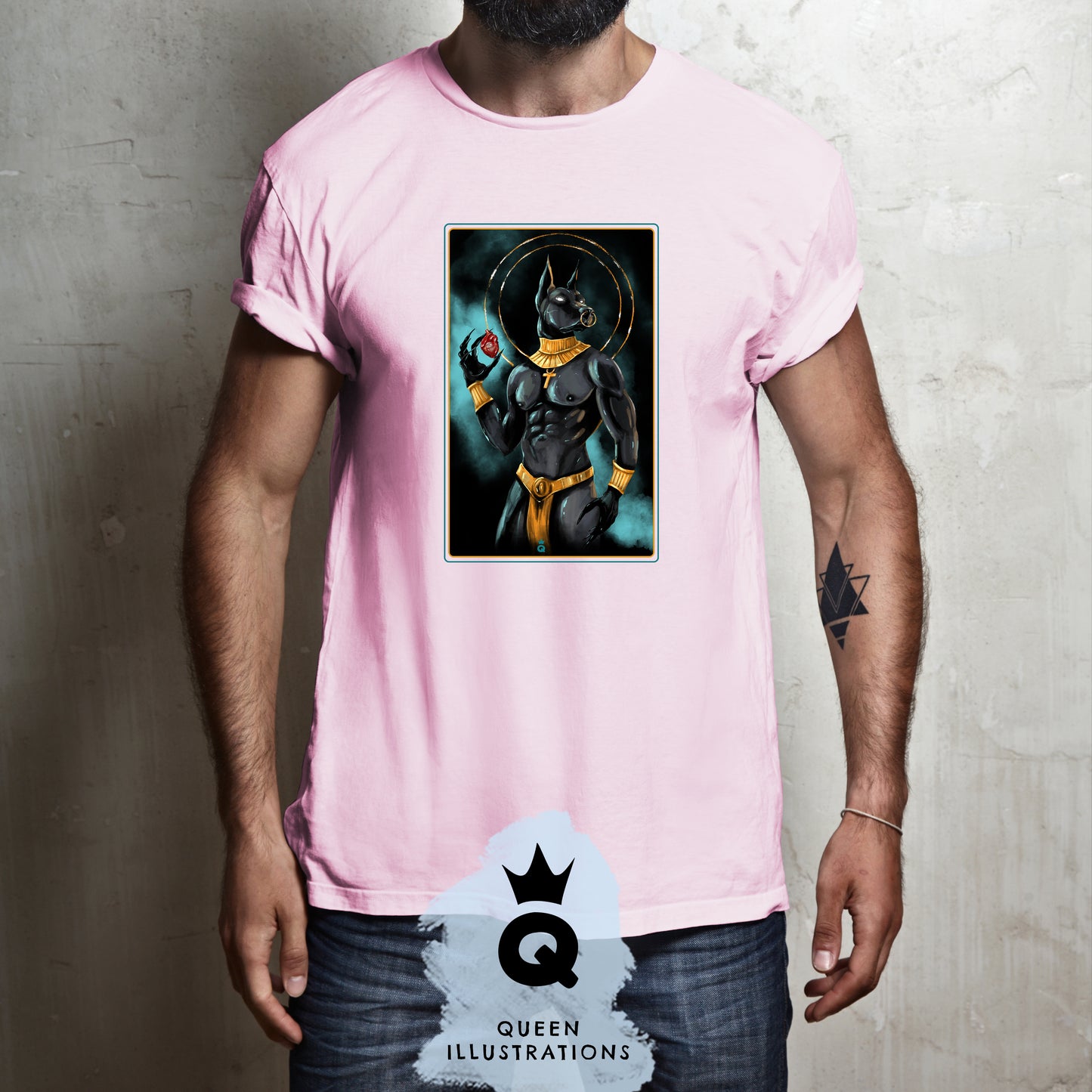 Anubis, Egyptian God, ancient Egypt, gay T-shirt, Pride outfit