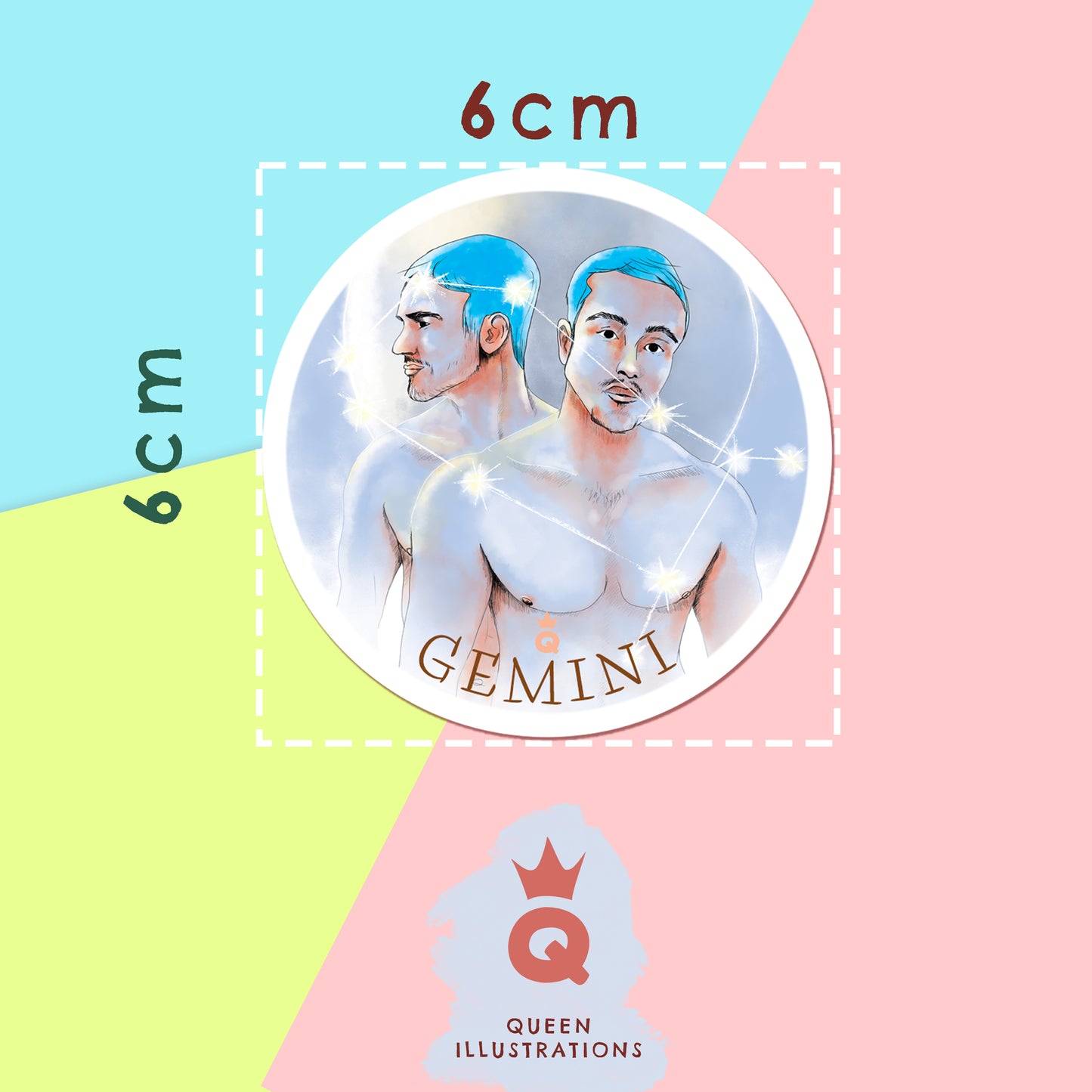 GAY ZODIAC STICKERS