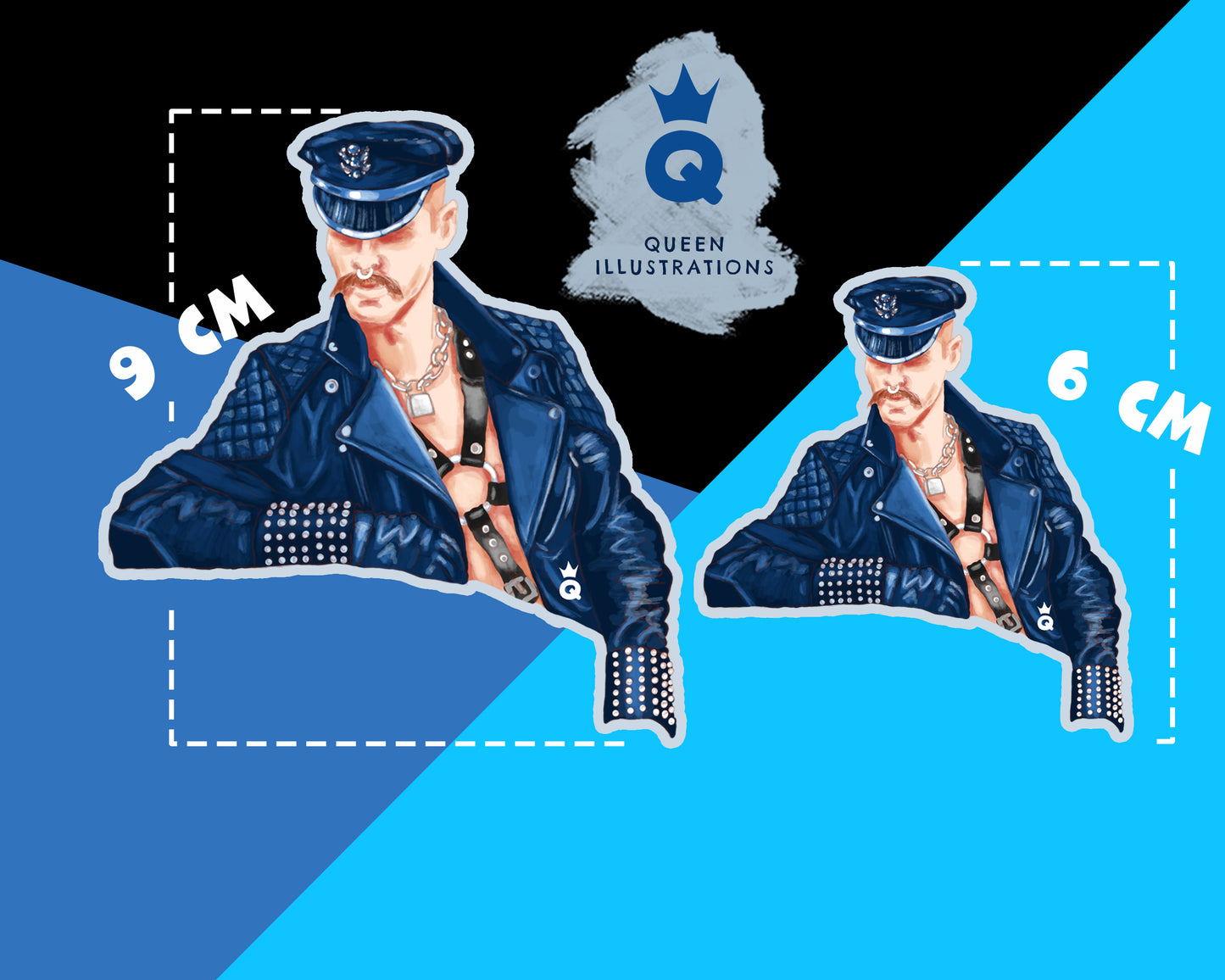 LEATHER BOYS Fridge Magnets