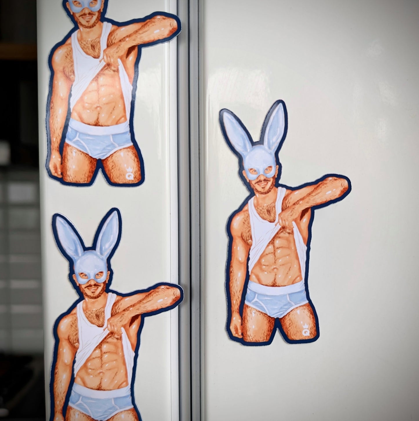 BUNNY BOY Fridge Magnet
