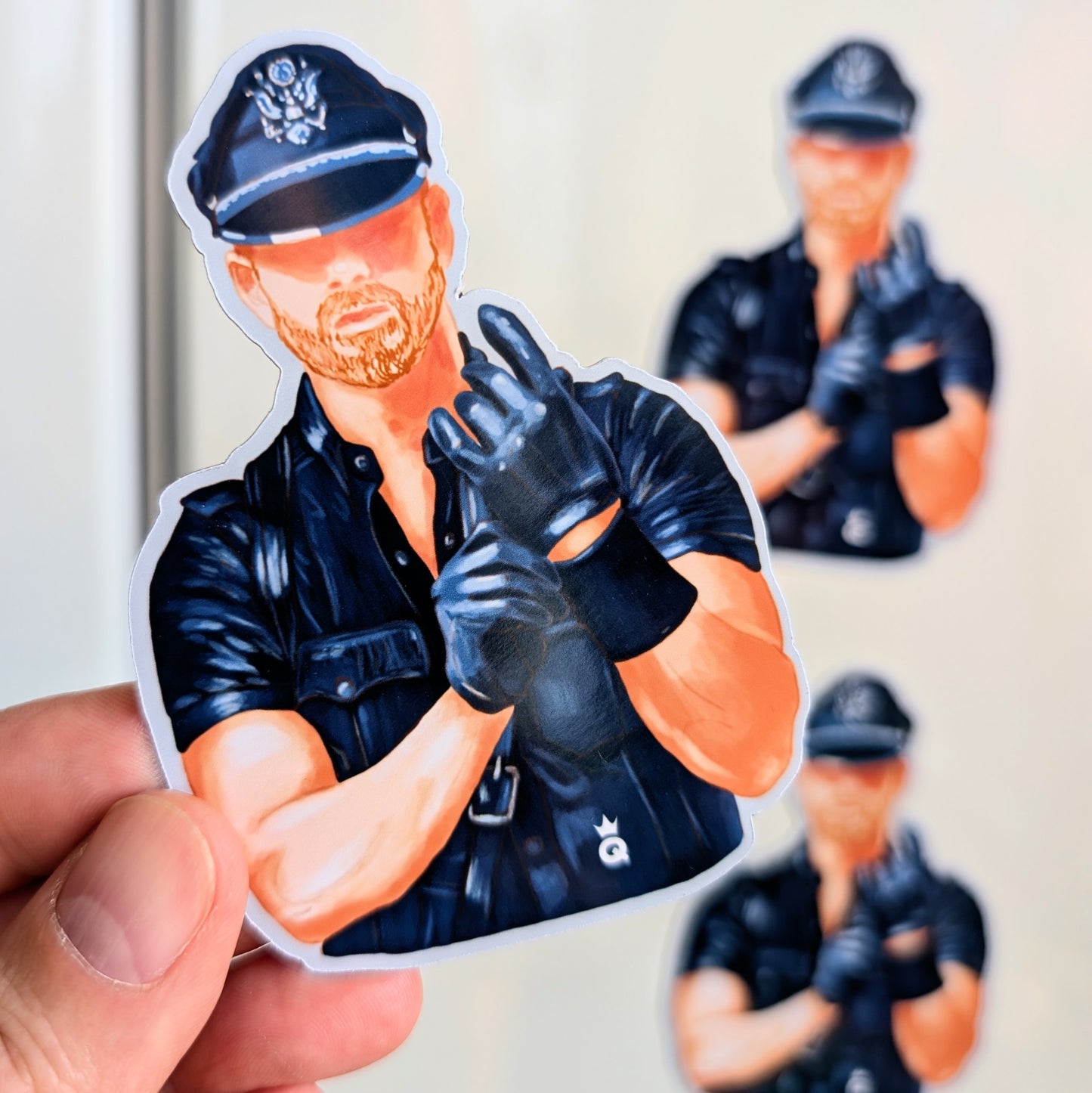 LEATHER BOYS Fridge Magnets