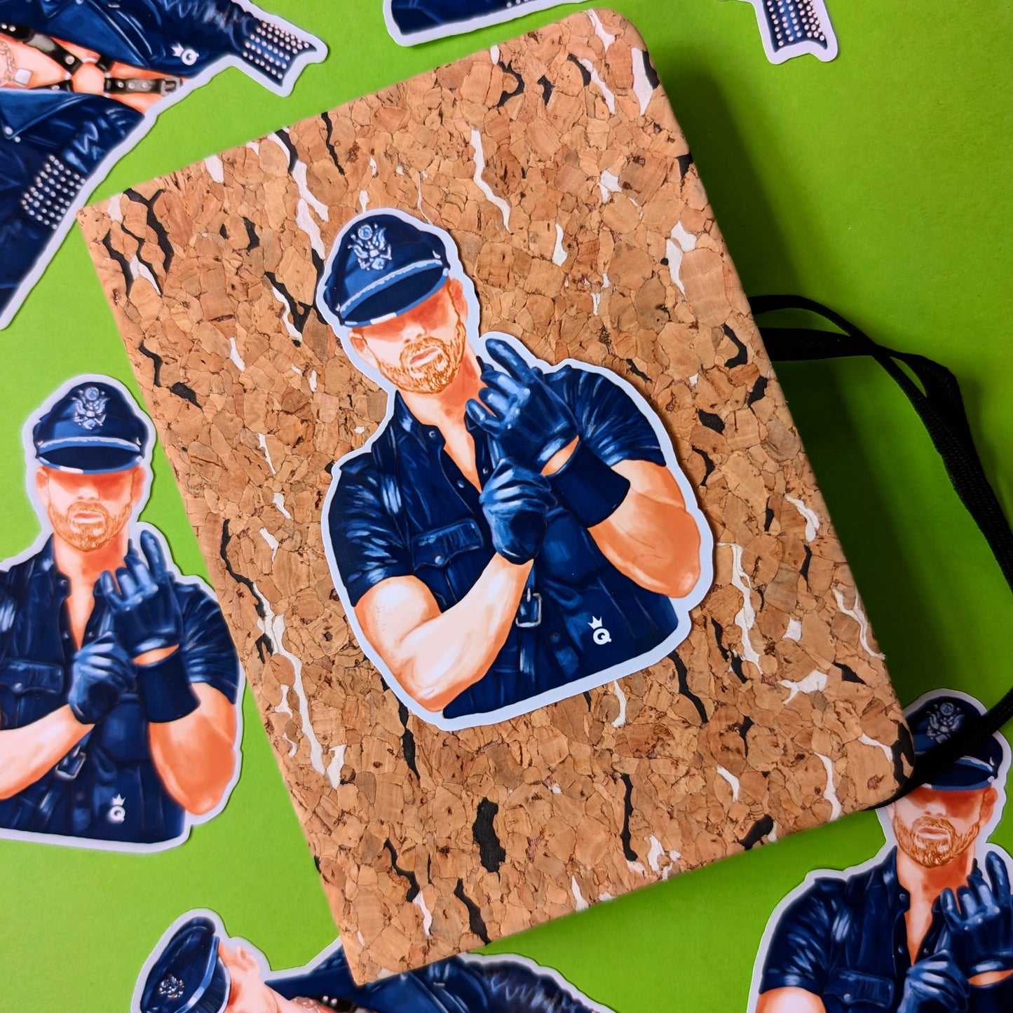 LEATHER BOYS Stickers