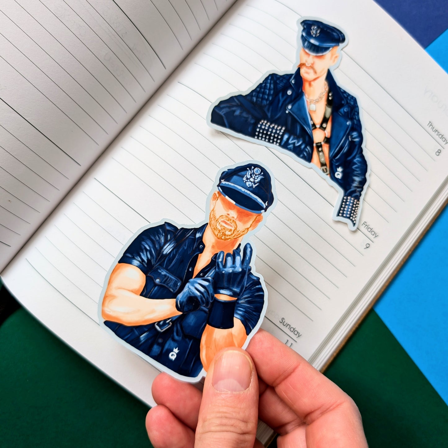 LEATHER BOYS Stickers