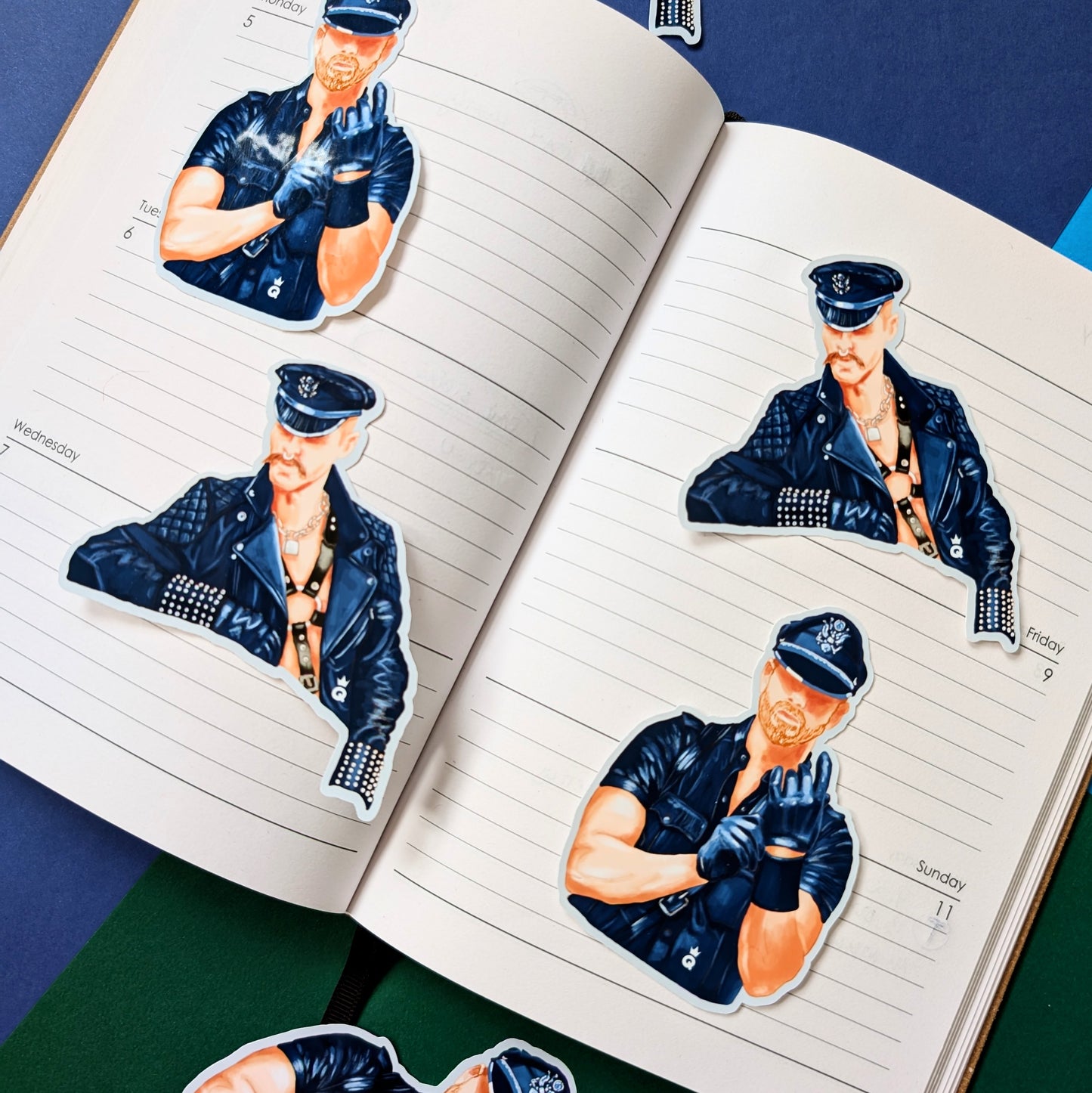 LEATHER BOYS Stickers
