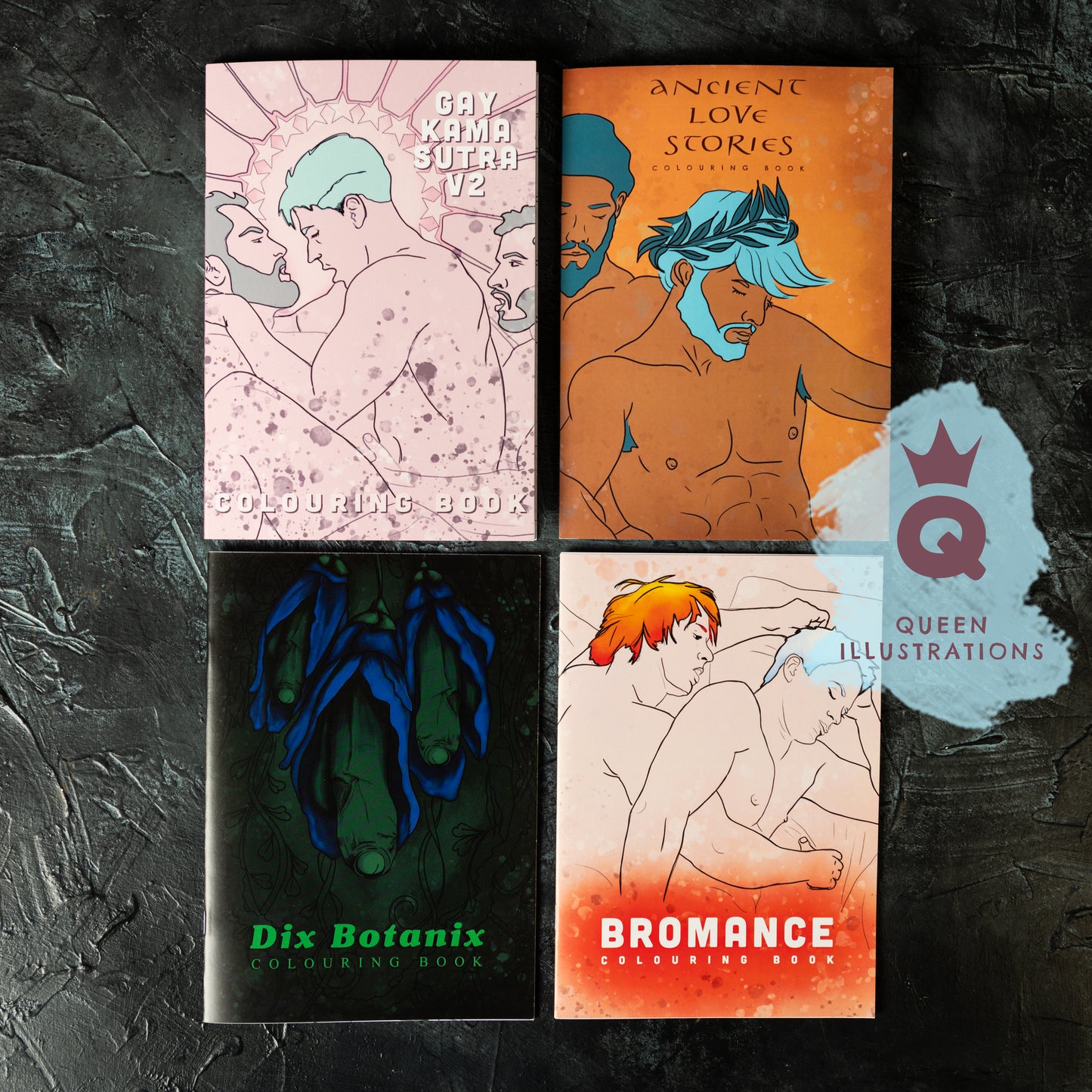 GAY KAMA SUTRA V2 adult colouring book