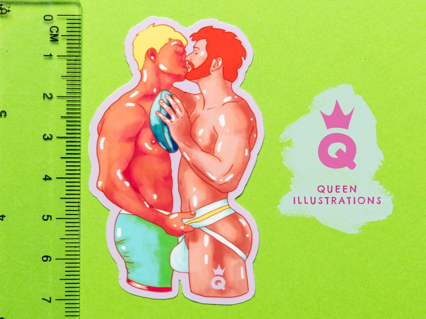 LOVERS sticker pack, waterproof vinyl gay stickers