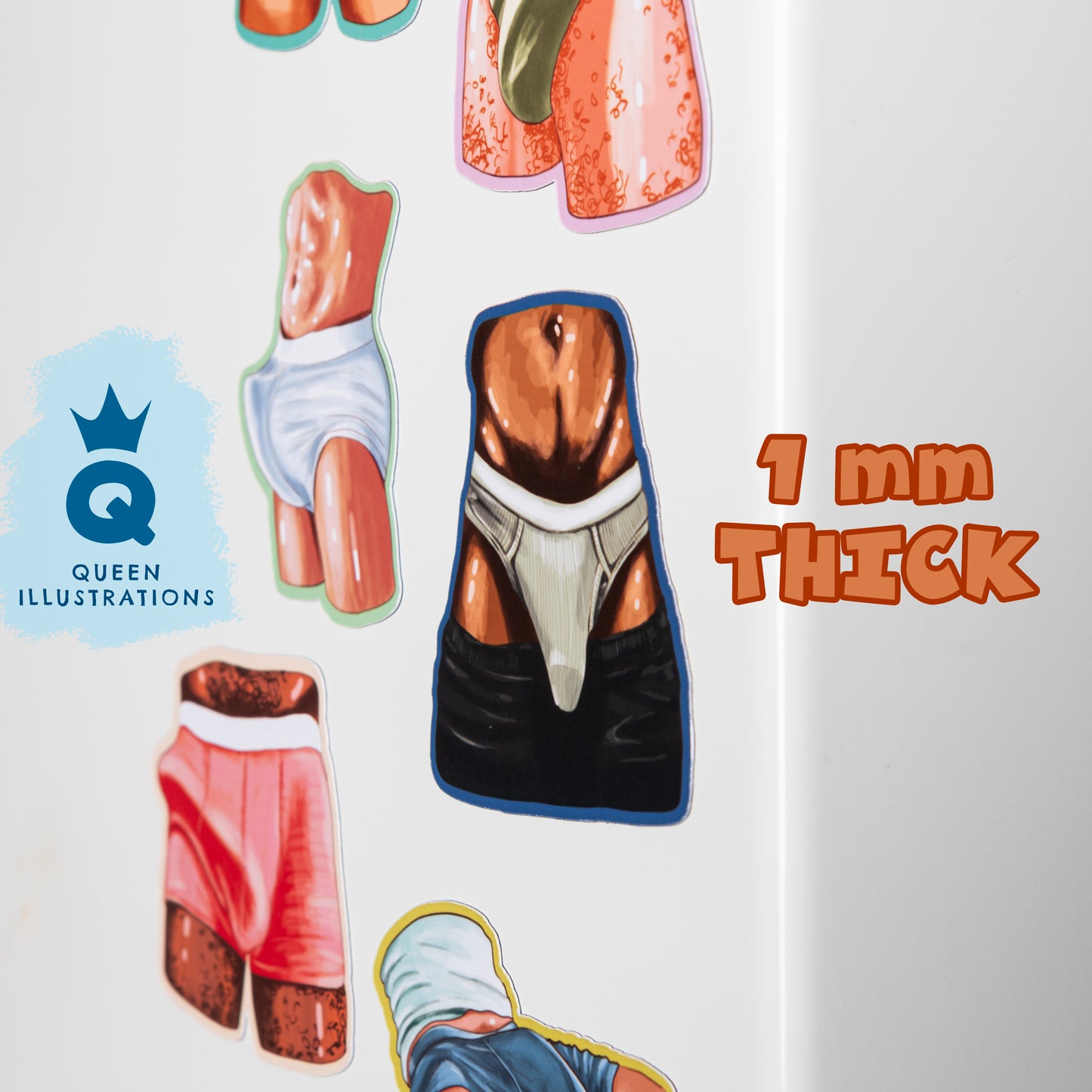 sexy gay fridge magnets with hot guys, gay dudes, gay art, fun gift with naked guys, bulge, hot cock, penis magnet, underwear bulge, homoerotic art,