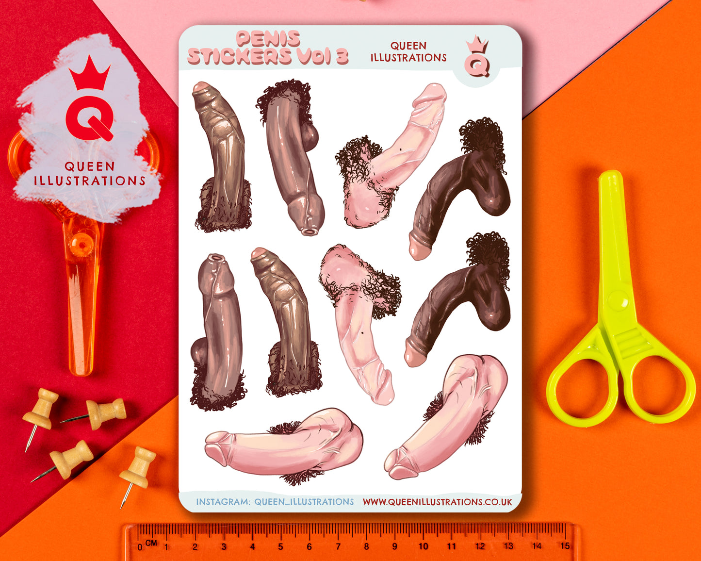 Penis stickers sheet, gay stickers, fun stickers for prank or as a gift, use them for planners, diaries . Large penis collection, sexy cock stickers