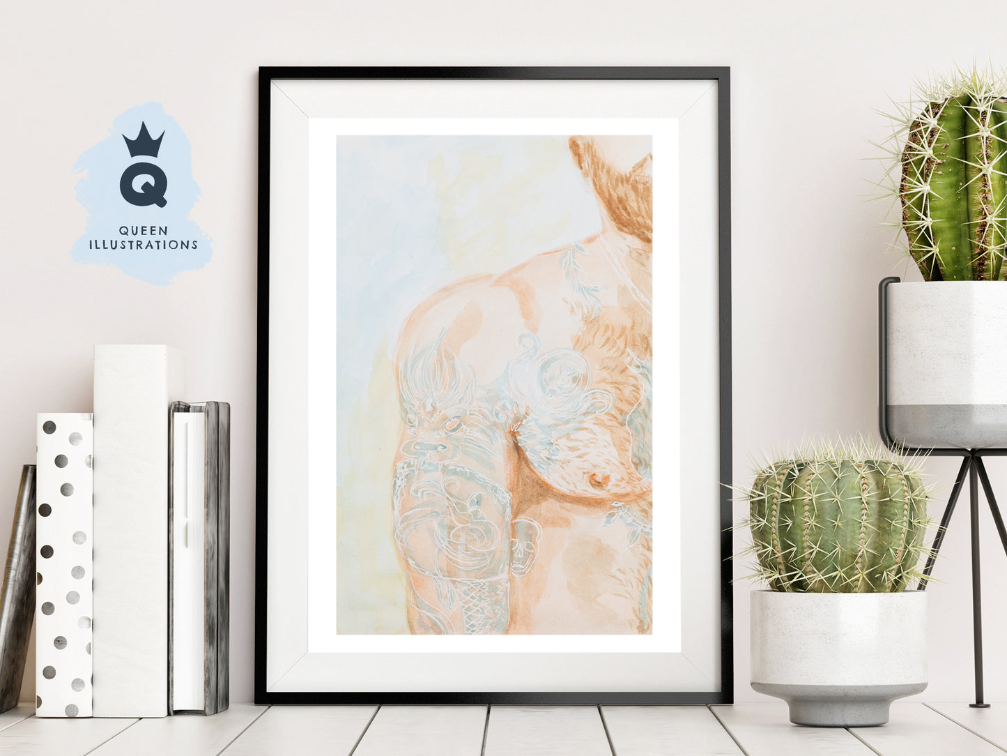 "TATTOOS" Art Print