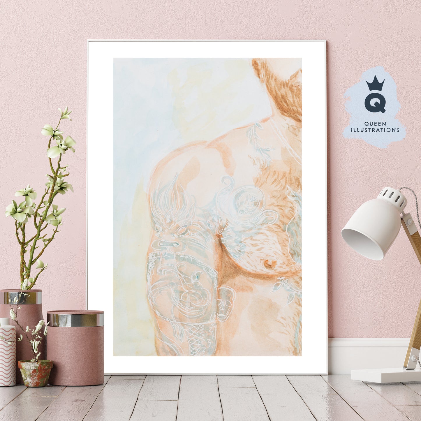 "TATTOOS" Art Print