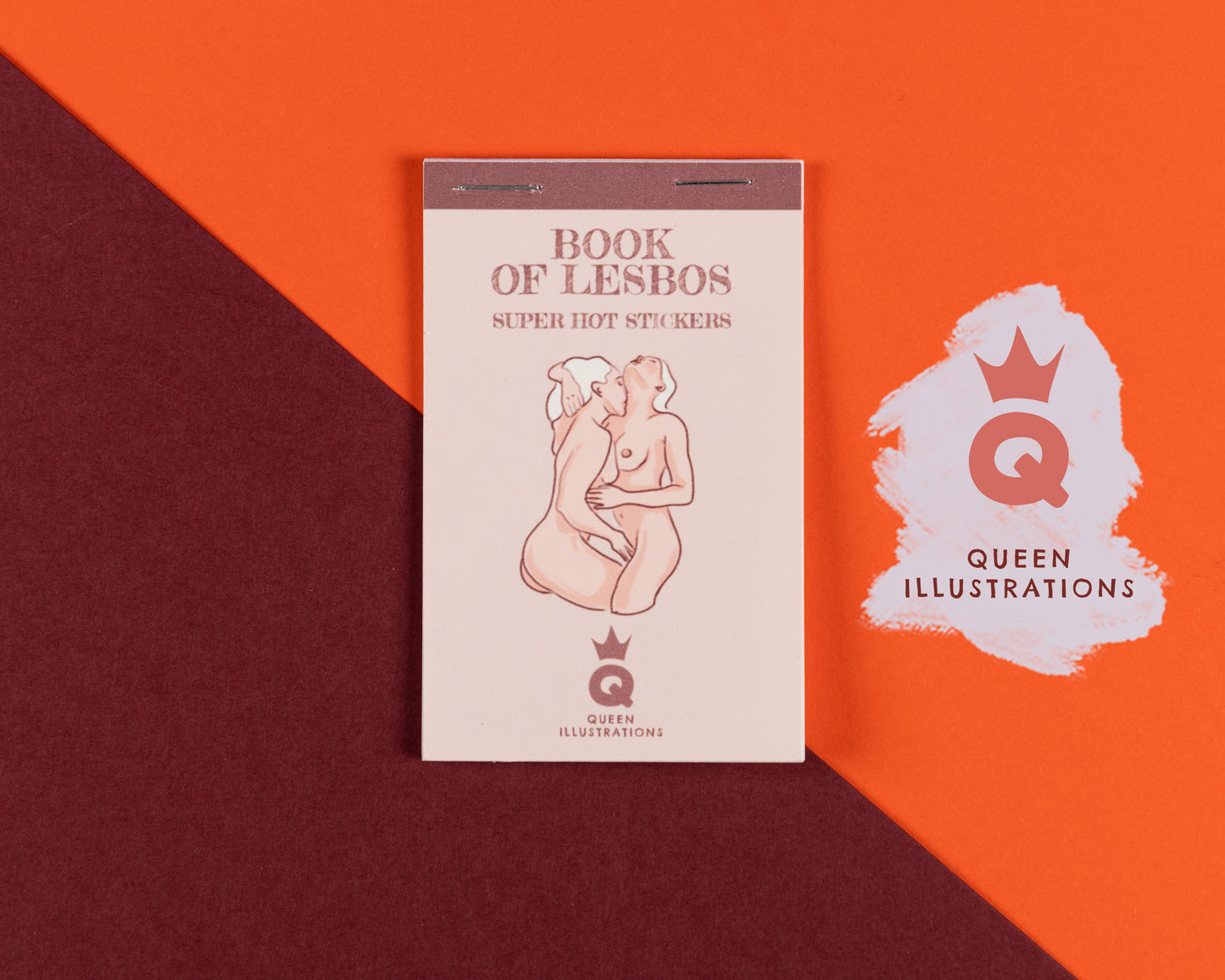 "BOOK OF LESBOS" Erotic lesbian sticker book