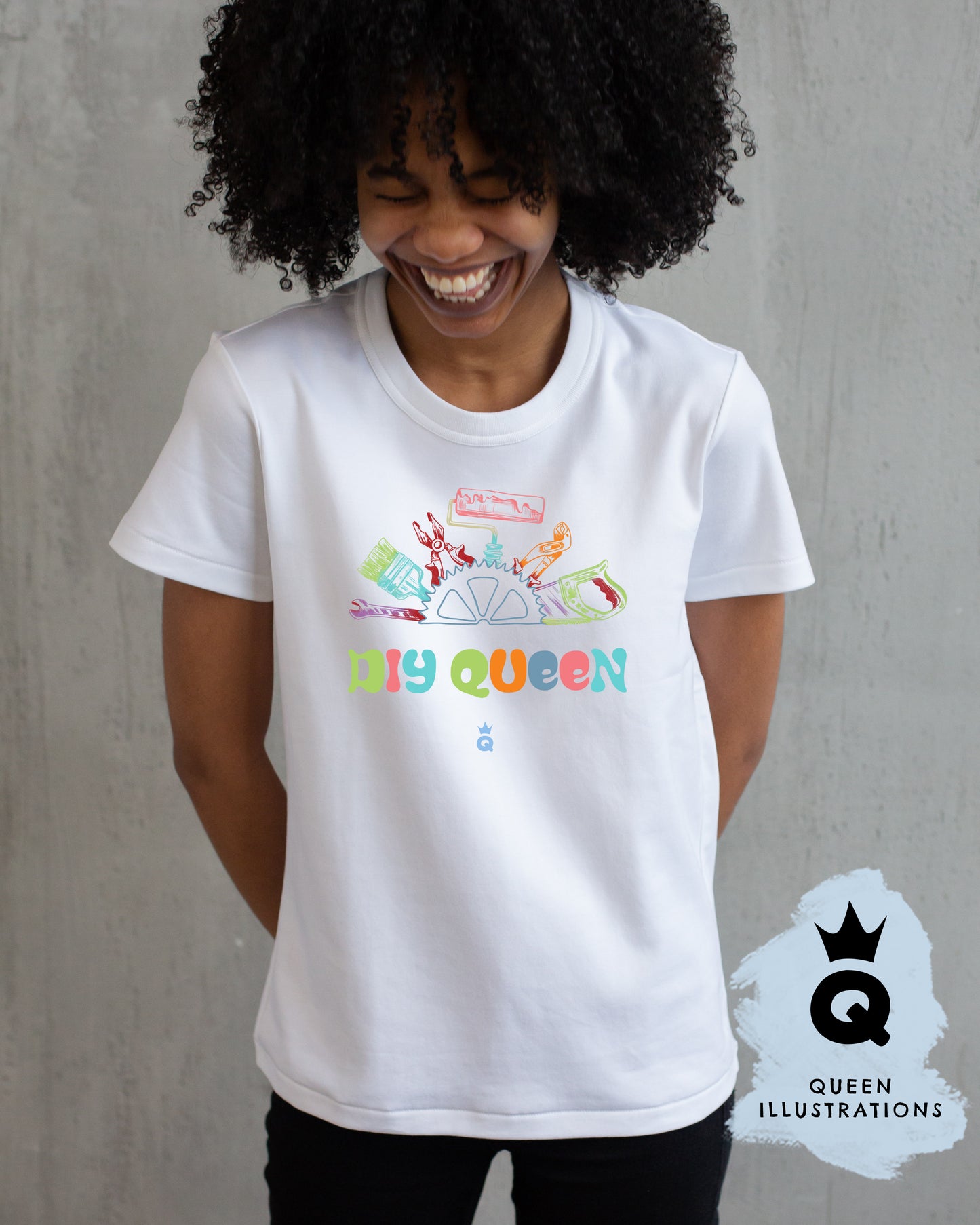 DIY queen lesbian or gay T-shirt, pride outfit