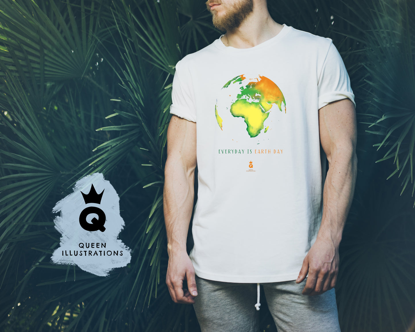 earth day, reduce reuse recycle, eco design with globe, planet earth