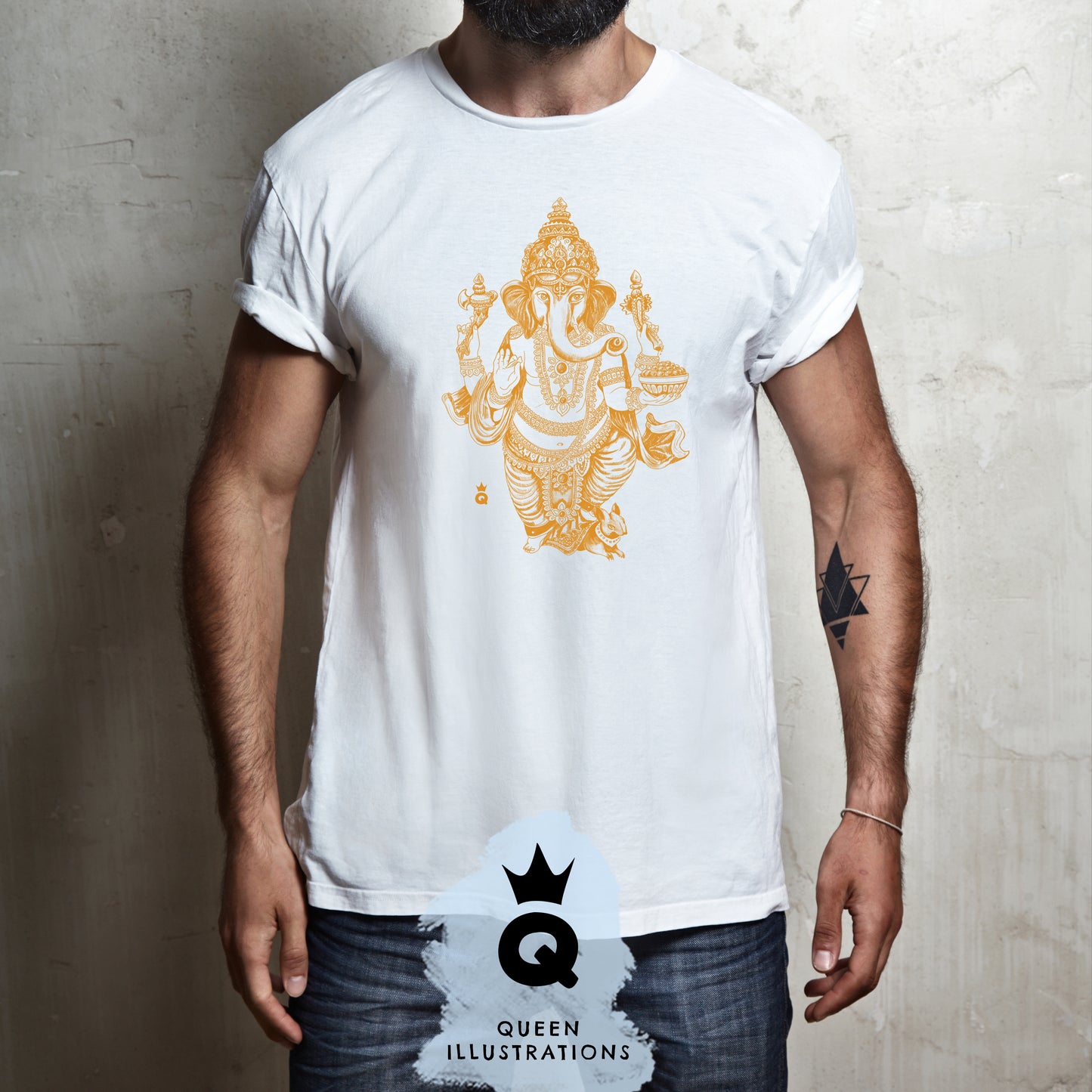 Lord Ganesh, mindfulness, yoga relaxation outfit