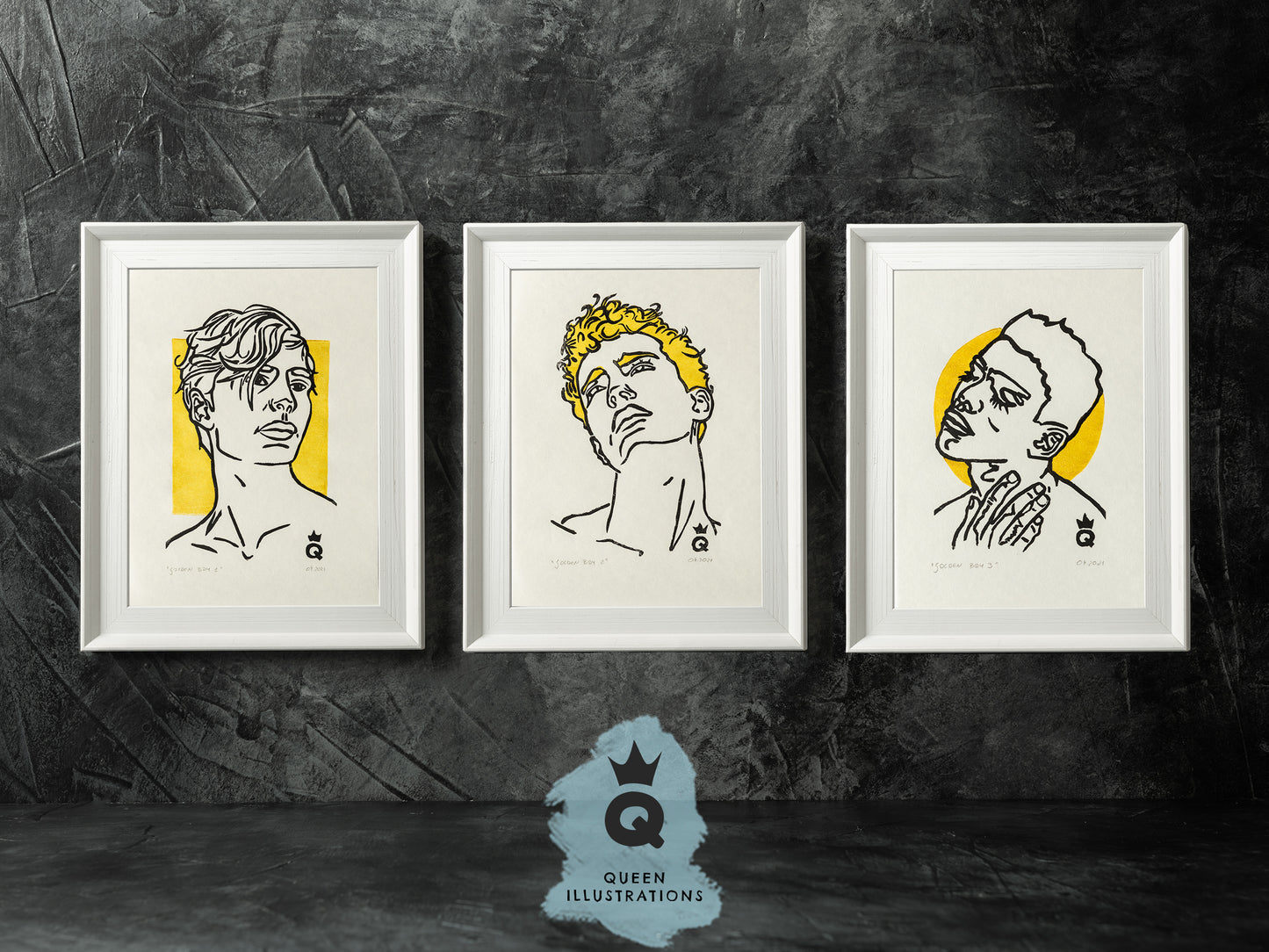 gay art, nude male body, traditional linocut print, gay gift ideas,