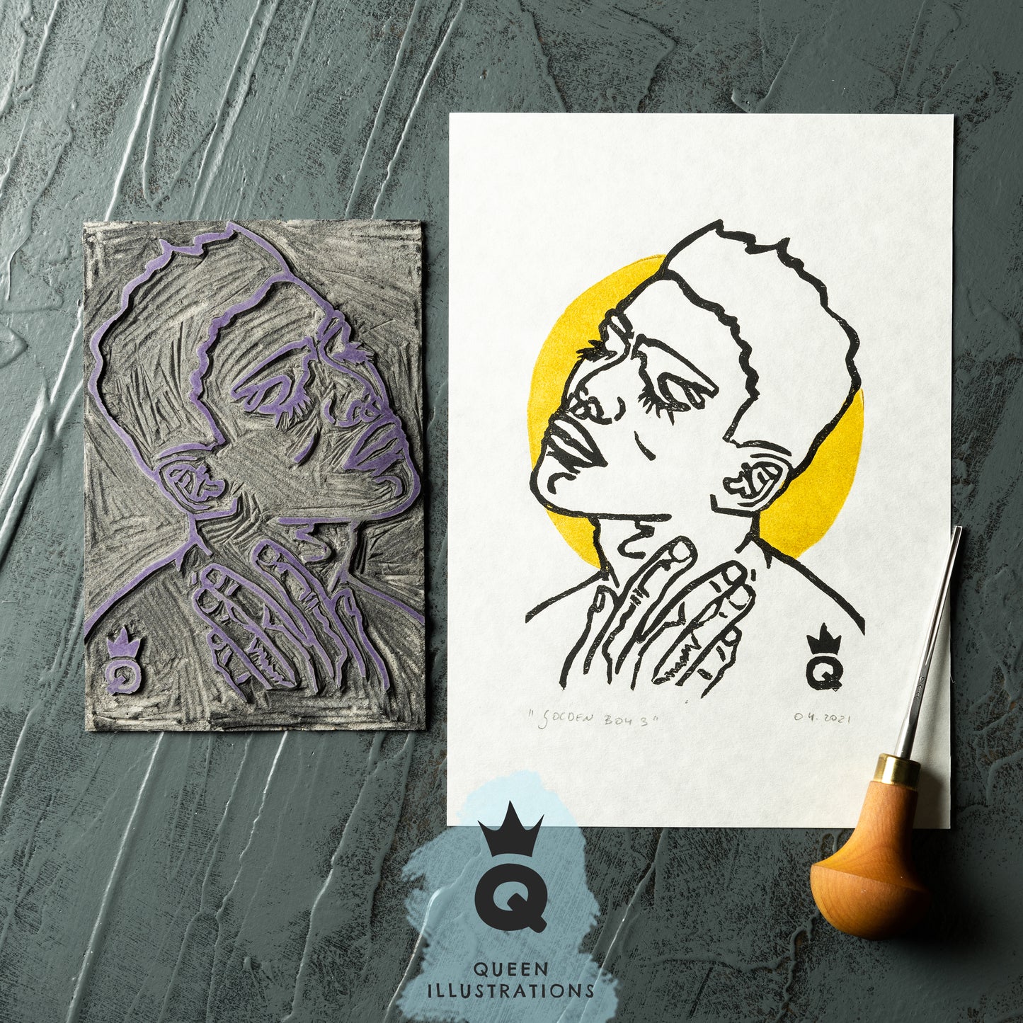 gay art, nude male body, traditional linocut print, gay gift ideas,