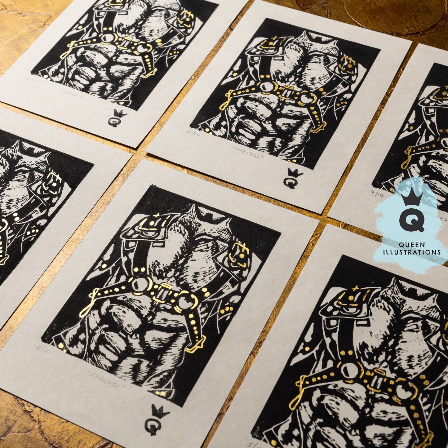 gay art, nude male body, traditional linocut print, gay gift ideas,