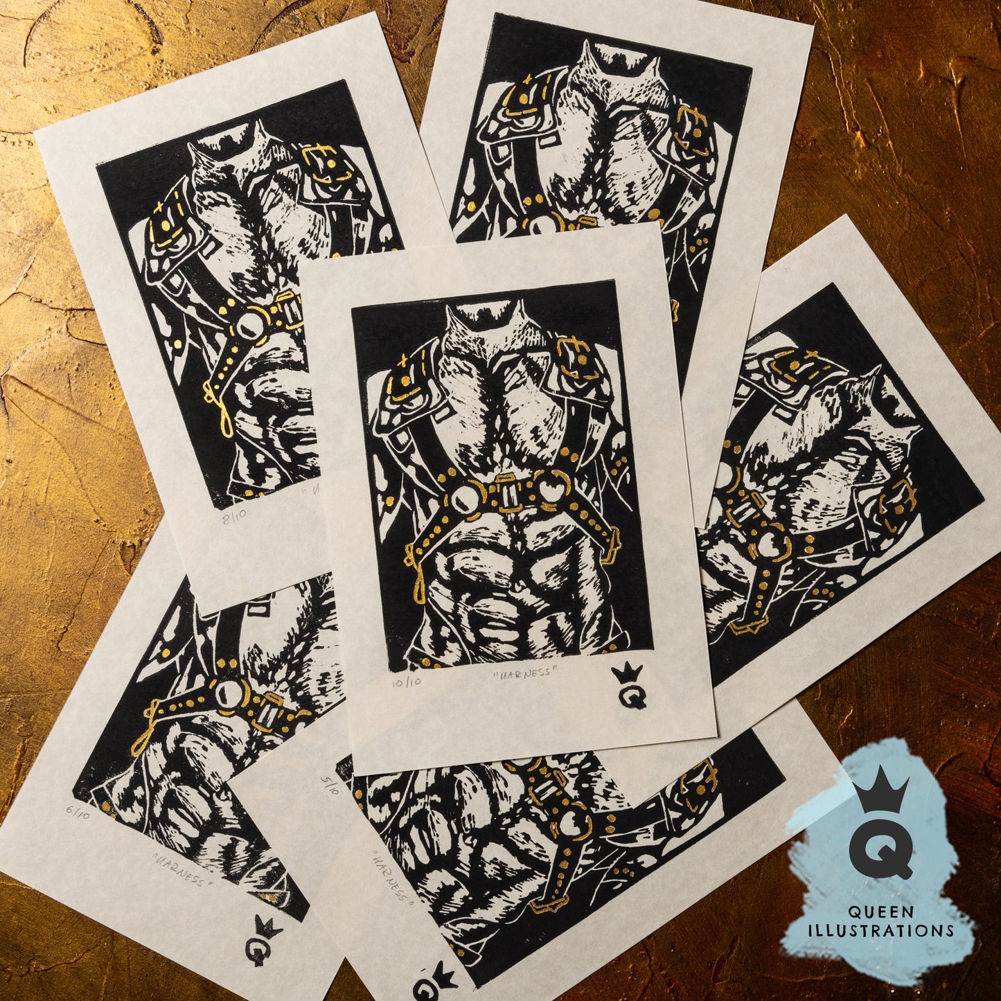gay art, nude male body, traditional linocut print, gay gift ideas,