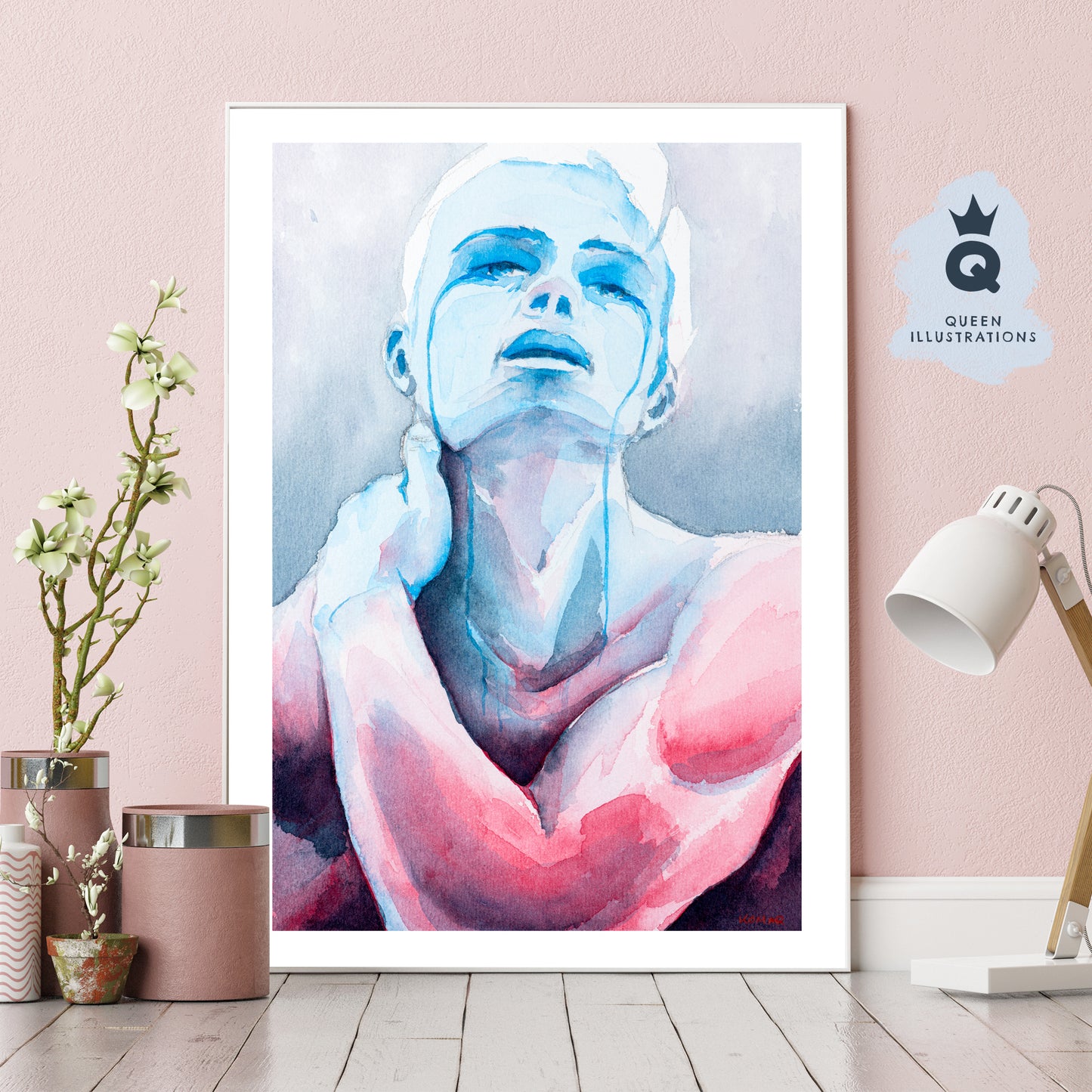 "IT WILL BE FINE" - Portrait Art Print