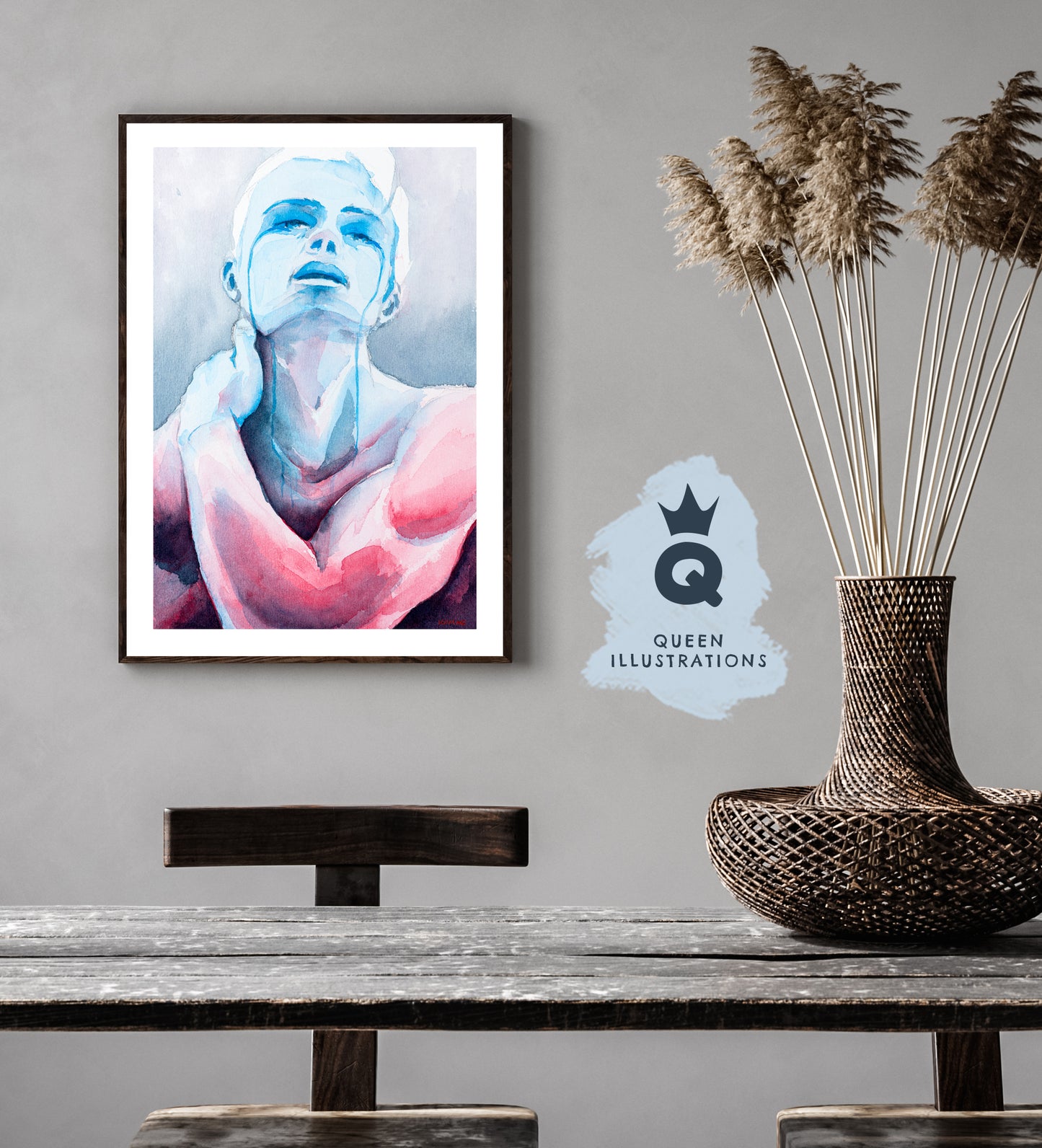 "IT WILL BE FINE" - Portrait Art Print
