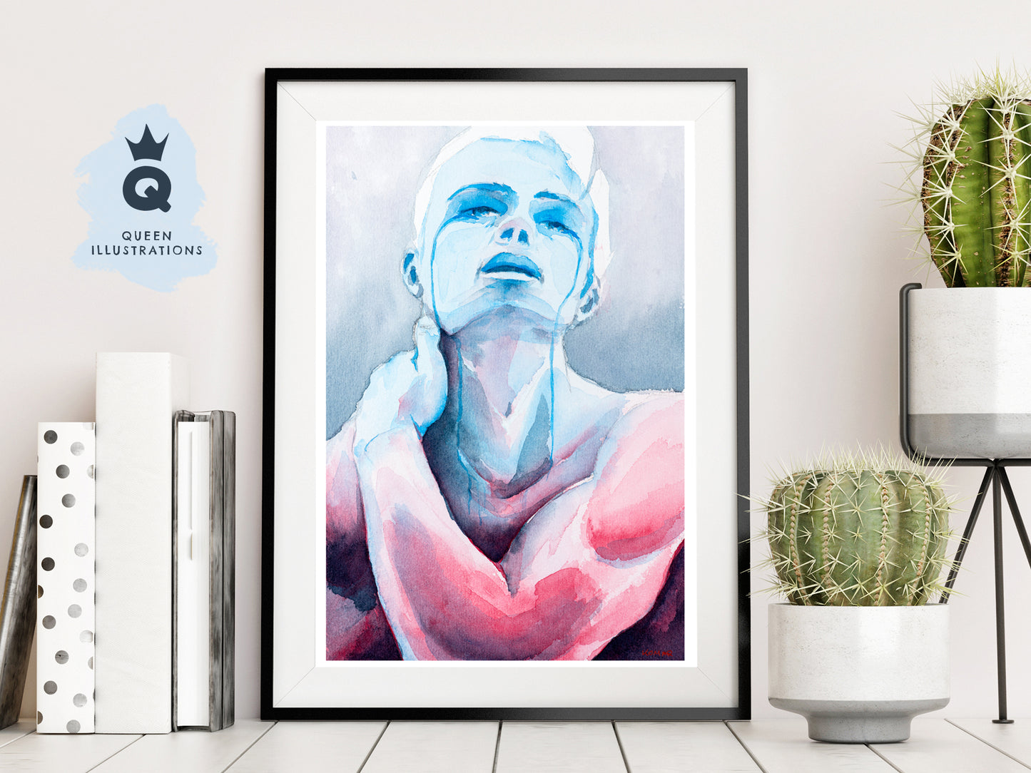 "IT WILL BE FINE" - Portrait Art Print