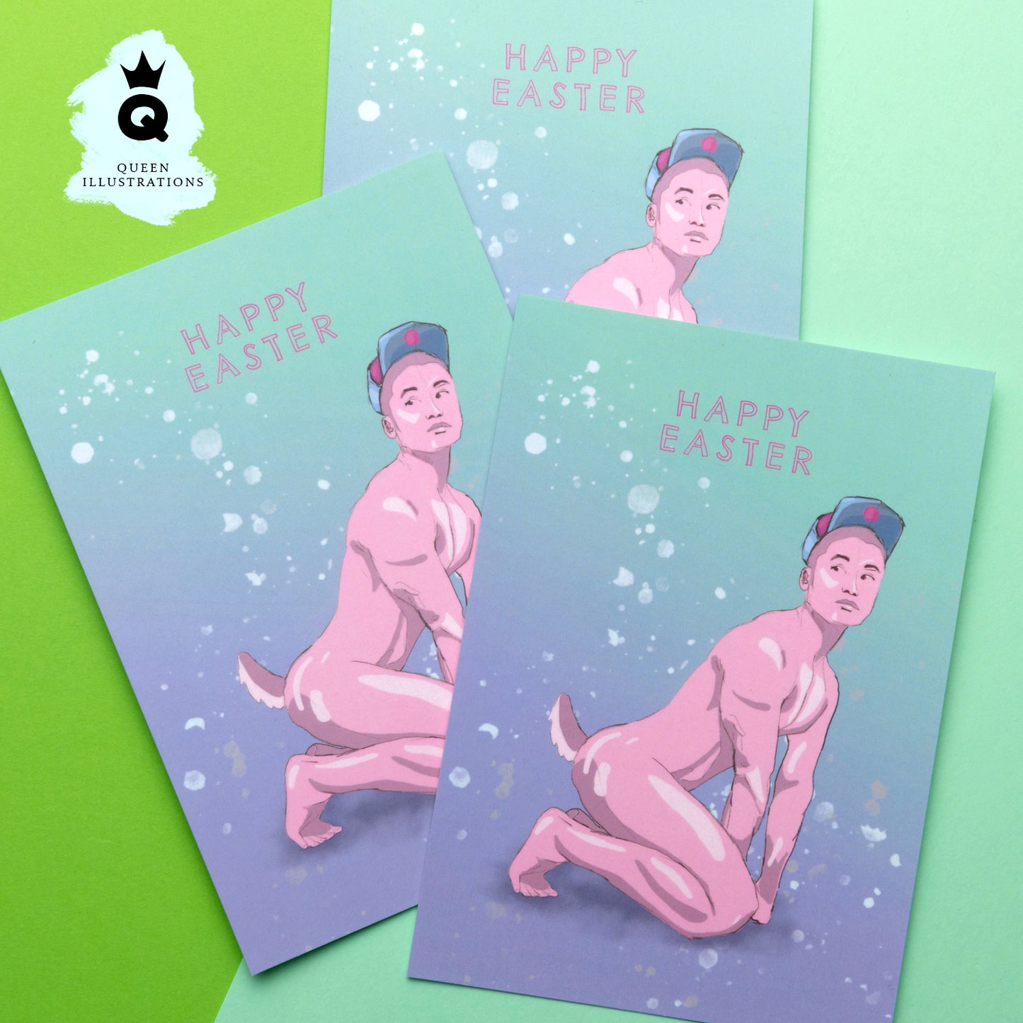 gay Easter bunny, sexy fetish erotic, naked guys as bunnies,