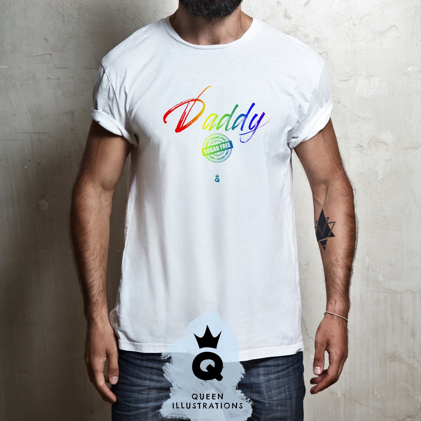 Gay Pride outfit, gay T-shirt, sugar daddy, fun gift ideas for gay