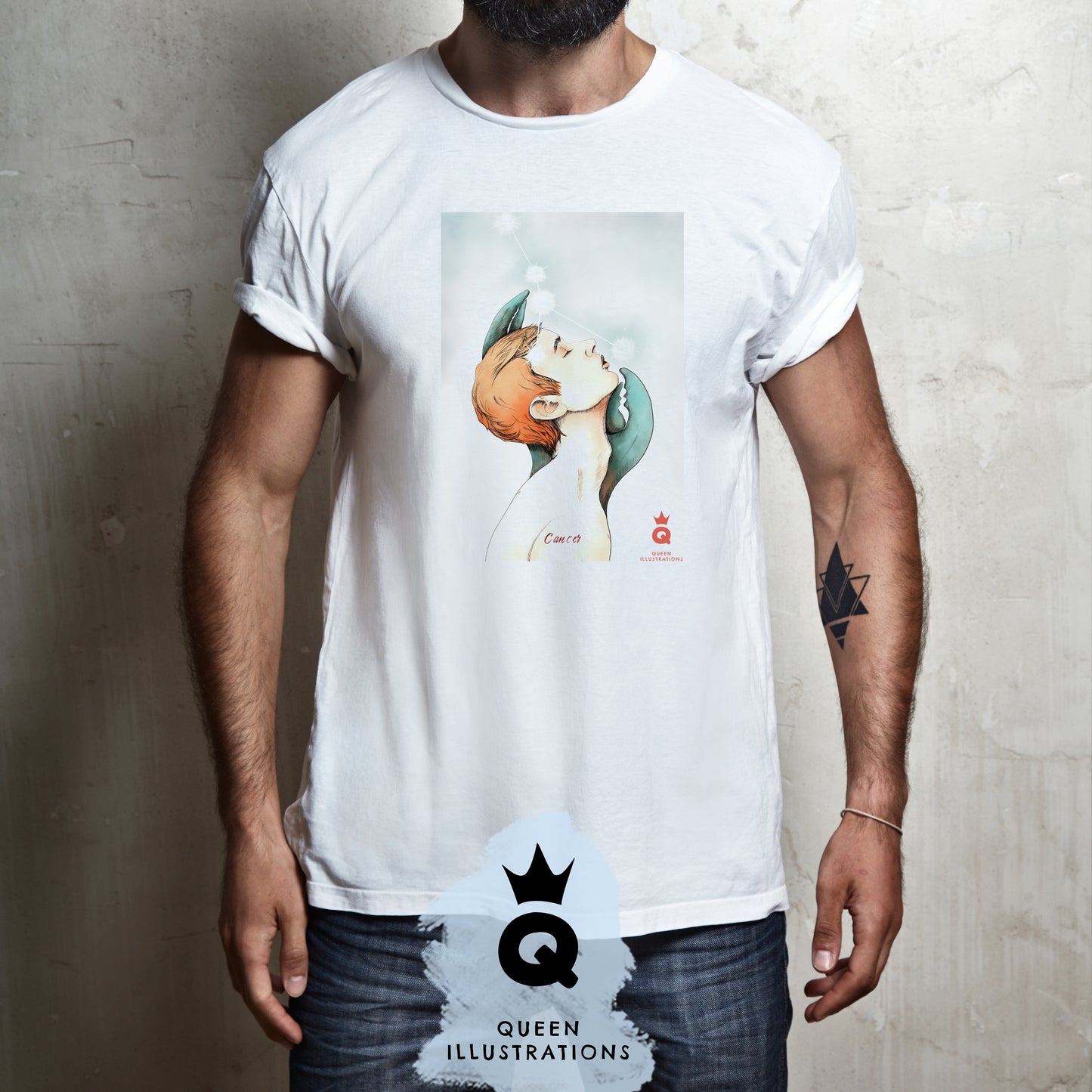 Cancer, gay Zodiac, Virgo, astrology, hieromancy, Gay T-shirt