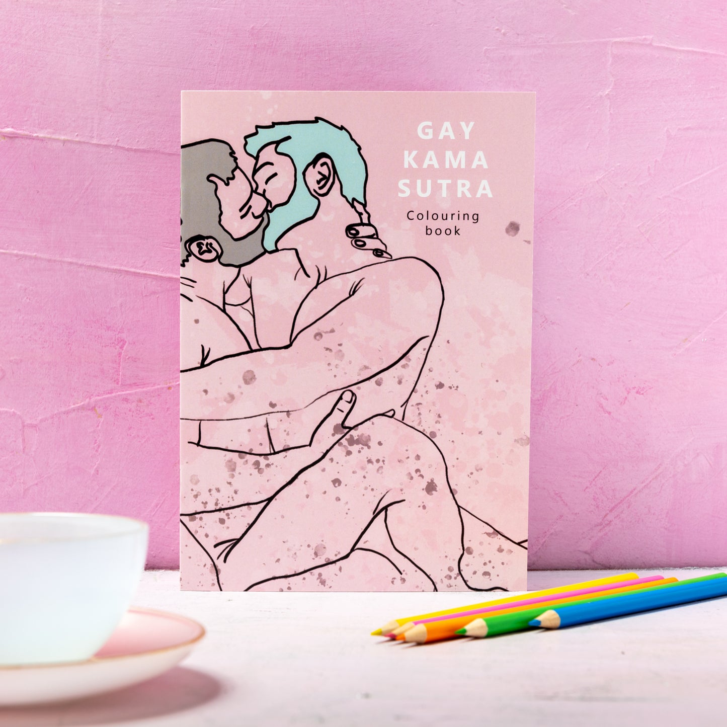 gay art, gay kama sutra colouring book, naked homoerotic , sexy guys having sex
