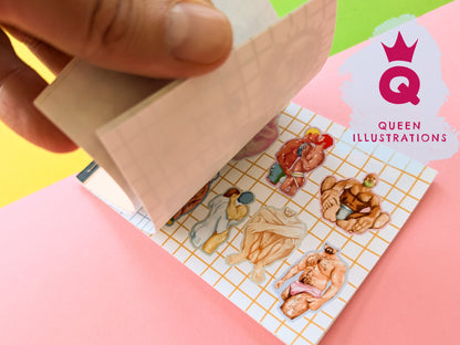 Ultimate Book of Gay Stickers, waterproof vinyl stickers, compilation of my best selling stickers, gay fun gift ideas, Gay stickers