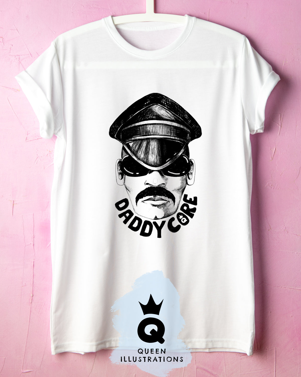 DADDY CORE,  fun gay T-shirt, perfect prank gift or Pride and club outfit