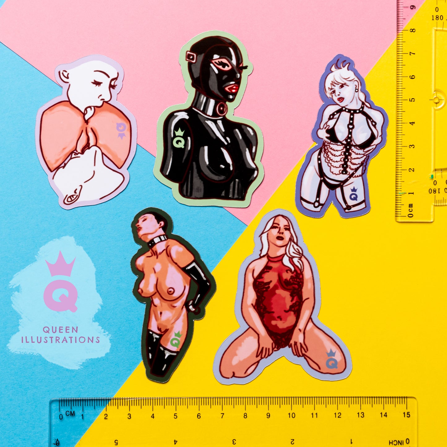 LESBIAN FRIDGE MAGNETS, super hot girls, fun gift for her, Gay art magnets.