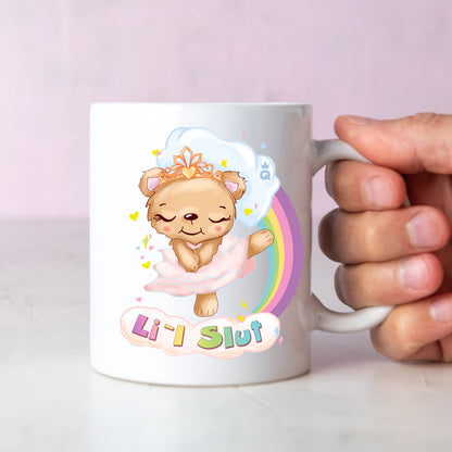 gay mug, gay kawaii cute bear slut, rainbow cute funny gift ideas for gay