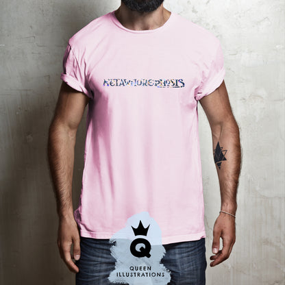 "METAWHOREPHOSIS" in pink, gay T-shirt