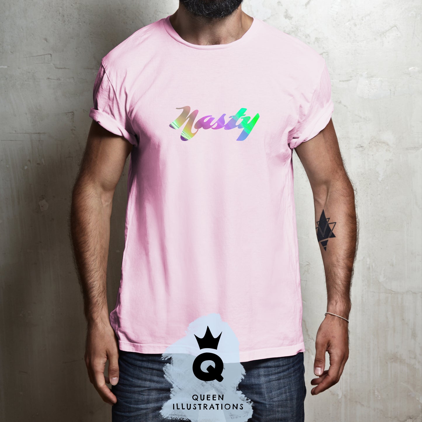 gay nasty T-shirt, pink, hot sexy T-shirt for gay, gift ideas for him