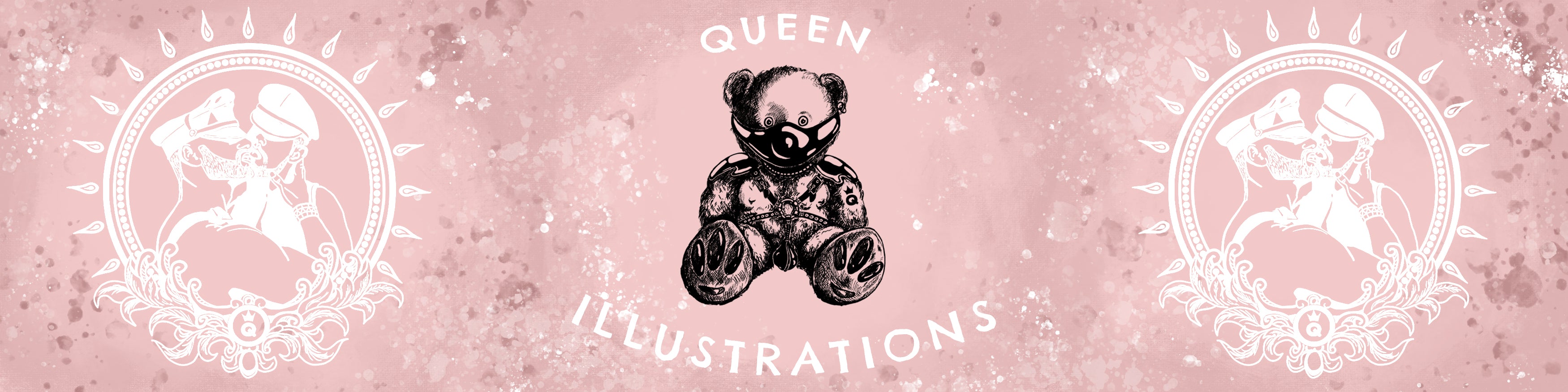 Queen Illustrations, gay gift shop for gay art, t-shirts, mugs and sexy gay stickers