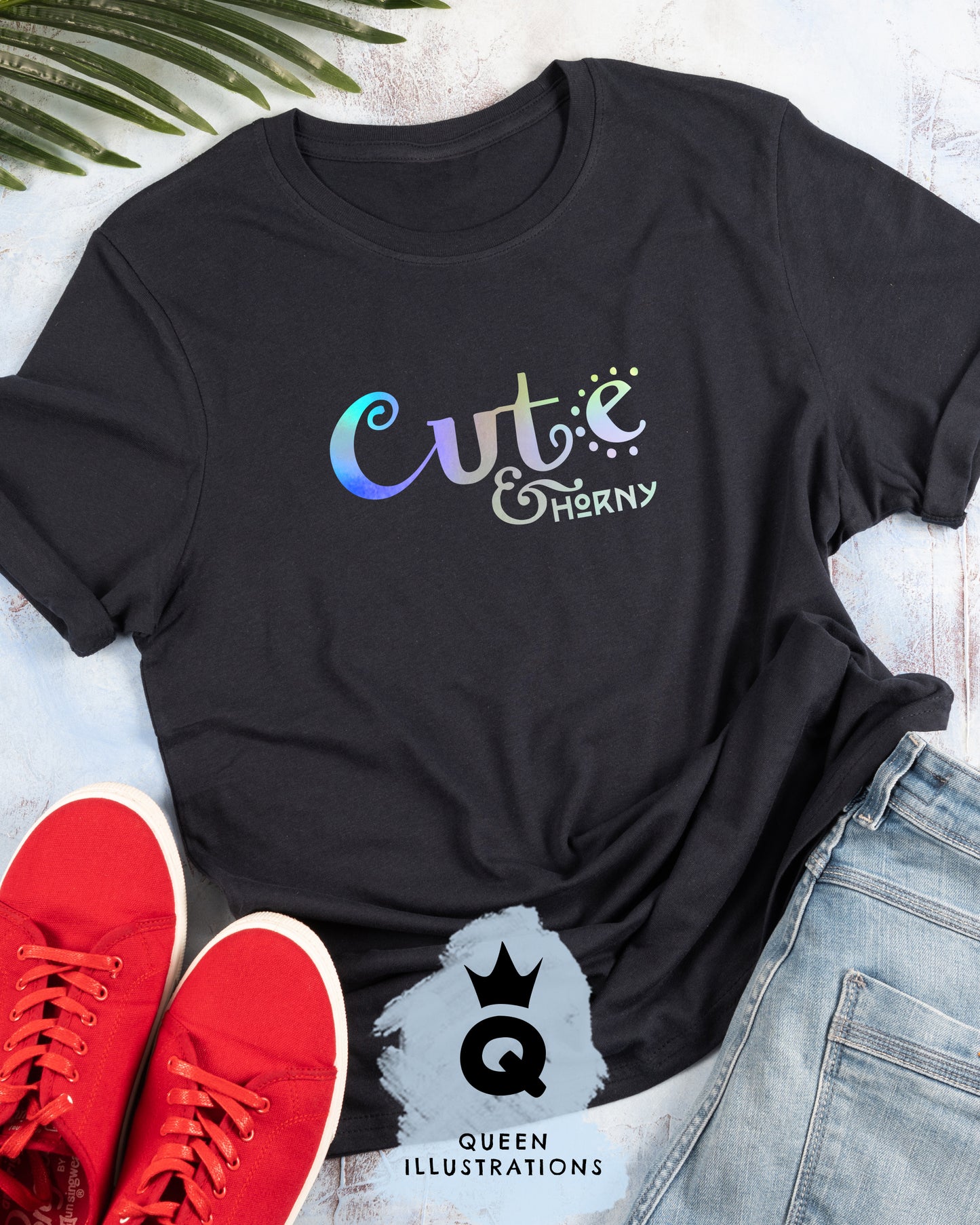 cute and horny, gay T-shirt, gay pride outfit, pink gay t-shirt, gay gift ideas in my gay shop 