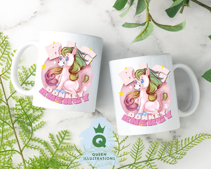 big dick energy, big donkey energy, funny and rude mug, cute kawaii mug 