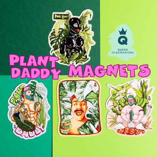 PLANT DADDY Fridge Magnets