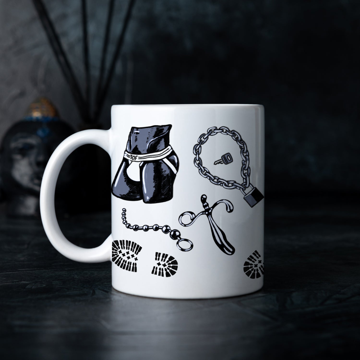 gay fetish mug, leather gear for gay, dildo but plug, pup mask, poppers sir and slave, gay gift ideas