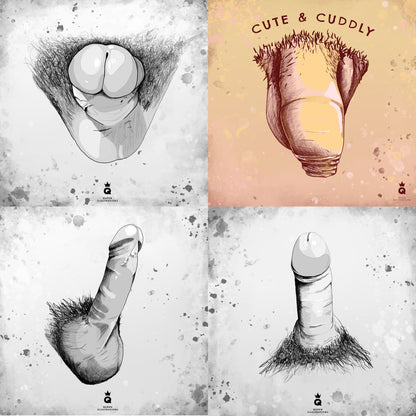 custom penis illustration commission, cock, penis, dick