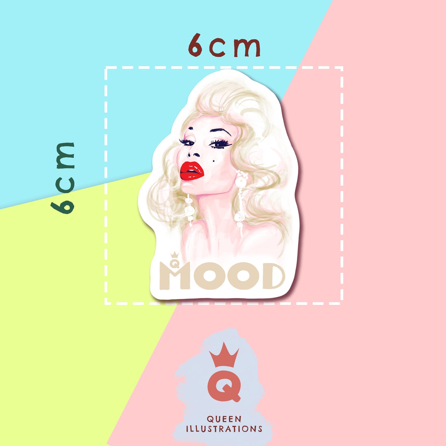 AMANDA LEPORE MOOD - Gay Stickers