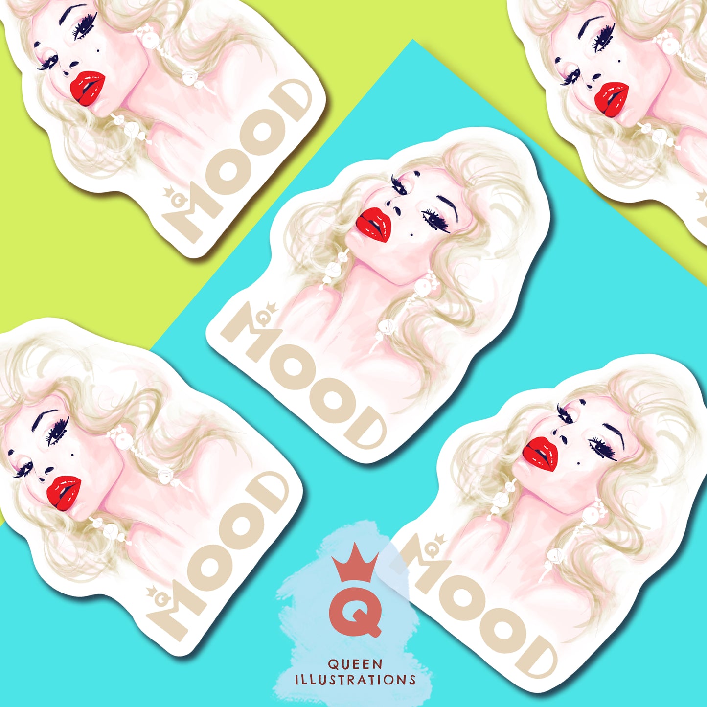 AMANDA LEPORE MOOD - Gay Stickers