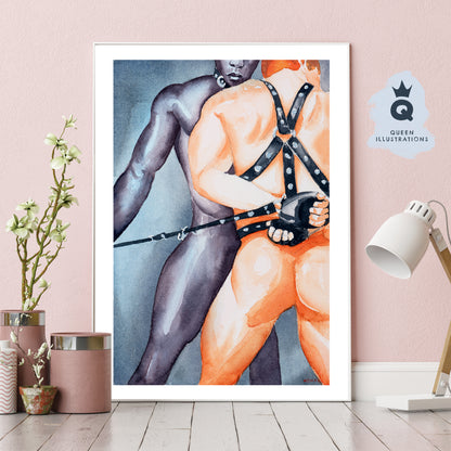 "GOOD FRIDAY" - Erotic Gay Fetish Art Print