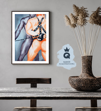 "GOOD FRIDAY" - Erotic Gay Fetish Art Print