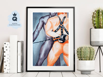 "GOOD FRIDAY" - Erotic Gay Fetish Art Print