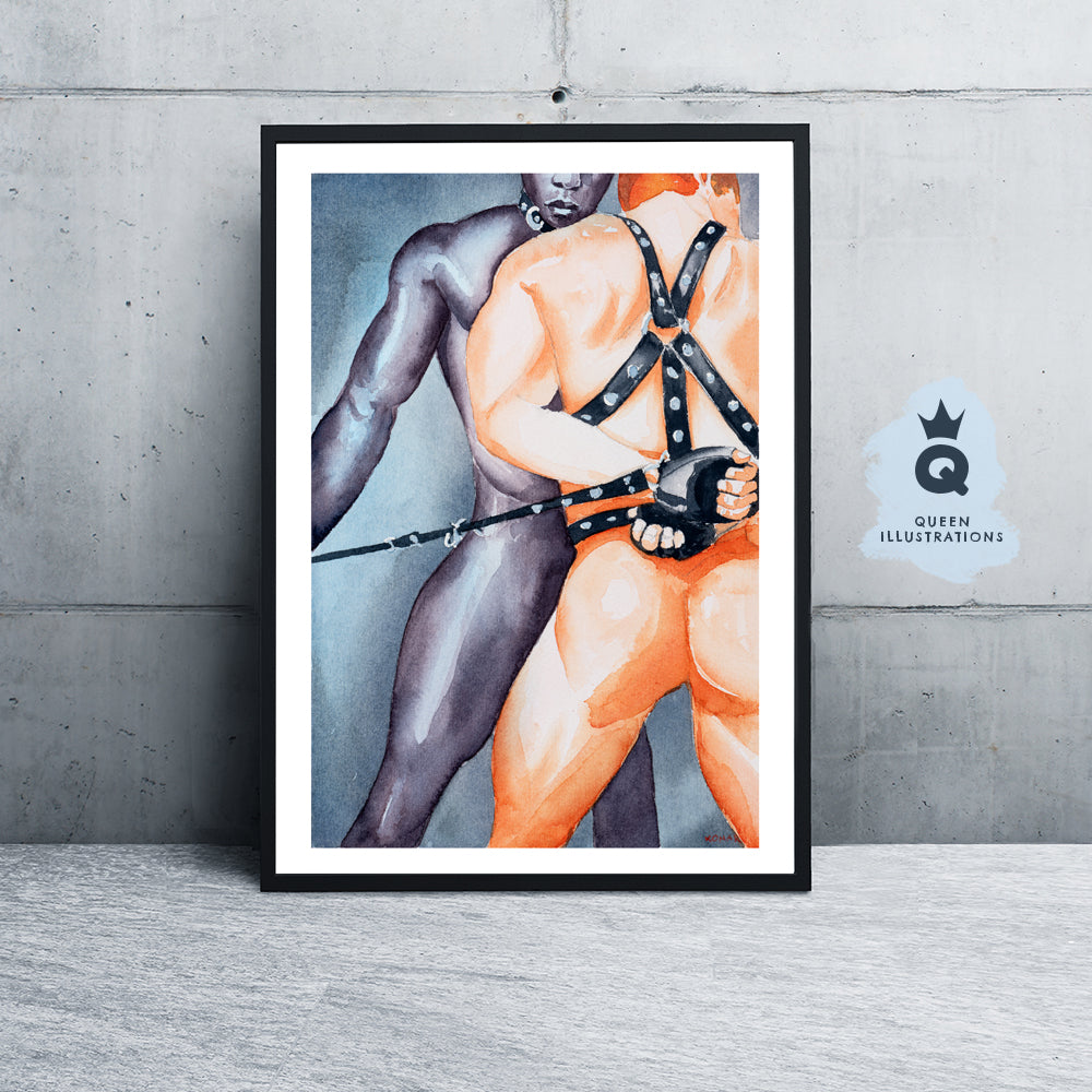 "GOOD FRIDAY" - Erotic Gay Fetish Art Print