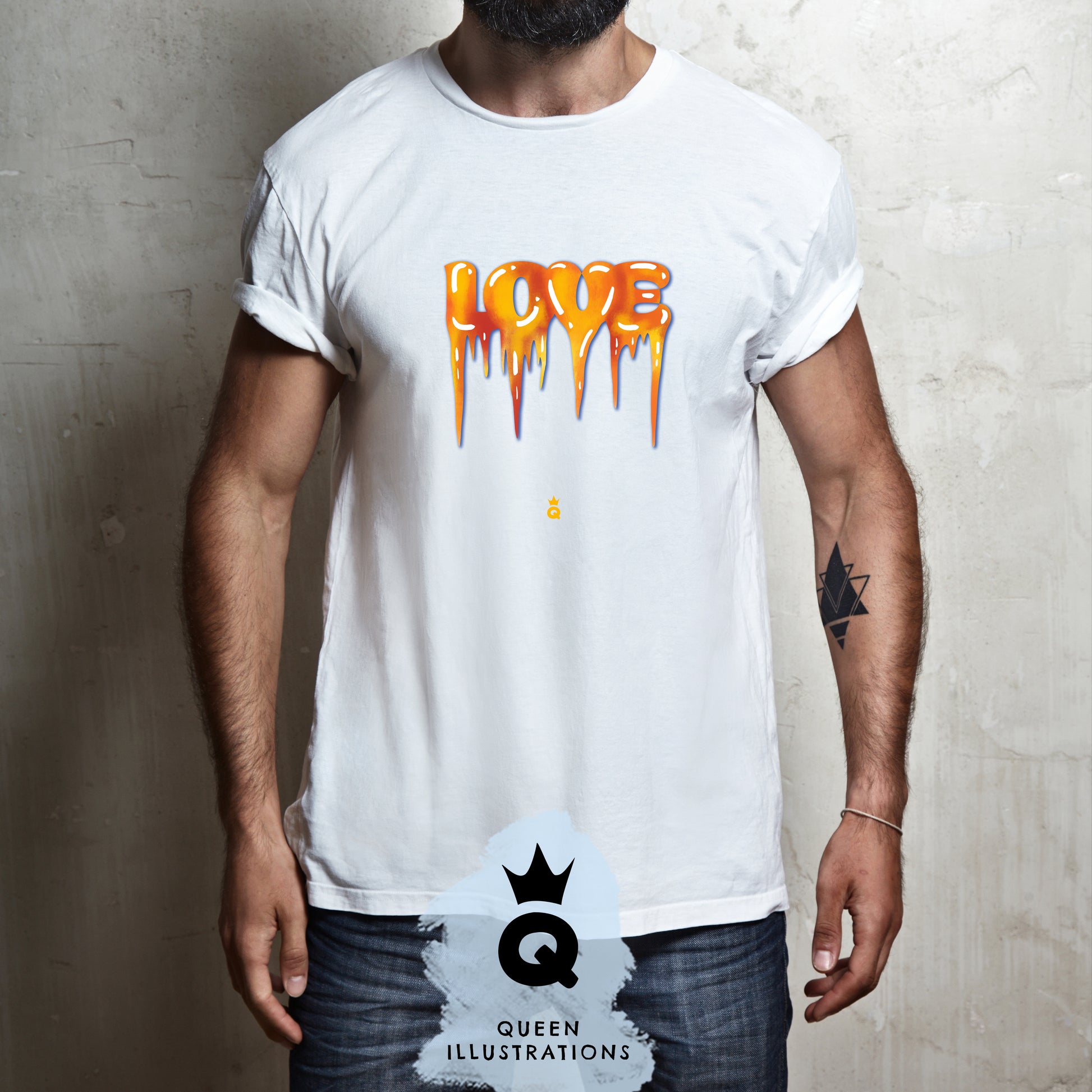 nice drip t shirt